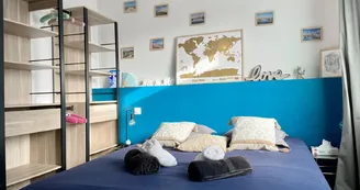 Maison 7 personnes - La Maison Bleue Maison 7 personnes - La Maison Bleue