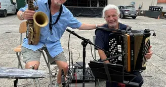 Marché du matin en musique